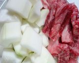 ご飯がすすむ♪　冬瓜と牛肉の炒め物作り方1写真
