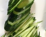 さっぱり簡単オリーブDEきゅうりそうめん作り方1写真