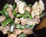蓮根と鳥肉の甘酢炒め作り方6写真
