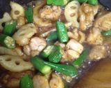 蓮根と鳥肉の甘酢炒め作り方7写真