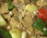 私の家庭菜園夏ベジカレー♪高野豆腐入り作り方4写真