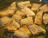 ■豚肉と茄子のにんにくトマト煮込み■作り方2写真