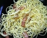 全卵と牛乳とピザ用チーズのカルボナーラ風作り方4写真