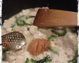 ゴーヤーと冷奴の味噌マヨパスタ作り方3写真