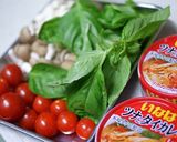 いなばのツナ&タイカレーdeチャーハン作り方1写真