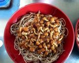 なめこのぶっかけ蕎麦作り方5写真