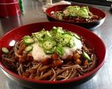 なめこのぶっかけ蕎麦作り方7写真