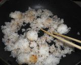 ベーコンとにんにくの醤油味チャーハン作り方4写真