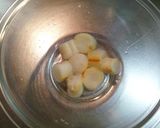 夕顔と茗荷とお麩の味噌汁作り方4写真