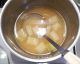 夕顔と茗荷とお麩の味噌汁作り方5写真