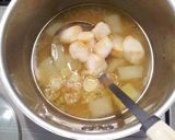 夕顔と茗荷とお麩の味噌汁作り方6写真