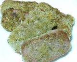 スパムの青のりチーズパン粉焼き作り方5写真