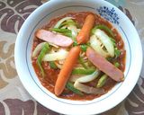 名古屋めしアレンジ☆カレーあんかけスパ作り方9写真