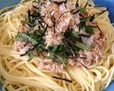 簡単！梅とツナとしその和風パスタ☆作り方6写真
