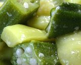 茄子とオクラ๑ねばとろレンジ蒸し♪作り方6写真