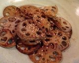 簡単！ごま油でヘルシー☆蓮根焼き作り方4写真