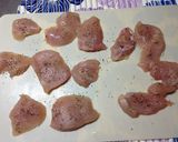 とりムネ肉の"にんにくマヨ"焼き作り方1写真