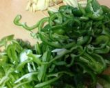 生姜たっぷり味付け簡単青椒肉絲作り方1写真