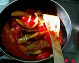 丸ナスとカッテージチーズのトマトパスタ作り方4写真