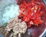 ツナとトマトのブルスケッタ作り方2写真