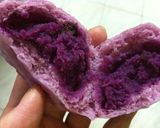 ムラサキイモ　チョコまんじゅう作り方12写真
