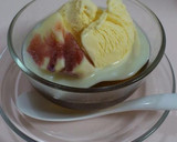 いちじくとほうじ茶ゼリーのデザート作り方3写真