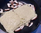 夏休みランチ、イカそうめん入り焼きそば作り方2写真