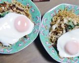 夏休みランチ、イカそうめん入り焼きそば作り方4写真