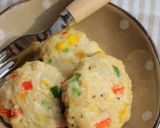 チキンのカラフルハンバーグ作り方3写真