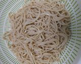 納豆、もずく酢入り冷たいそば夏風味作り方3写真