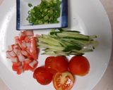 納豆、もずく酢入り冷たいそば夏風味作り方4写真