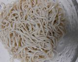 納豆、もずく酢入り冷たいそば夏風味作り方6写真
