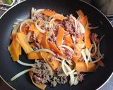豆腐とひき肉のくずし炒め作り方2写真