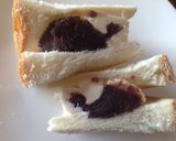 クリームチーズ＆あんこサンド作り方1写真