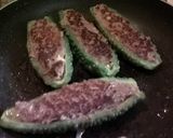 超簡単～苦くない～ゴーヤの肉詰め作り方3写真
