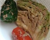 簡単健康焼きそば☆ぬか漬け野菜入り作り方1写真