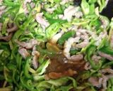 生姜たっぷり味付け簡単青椒肉絲作り方7写真