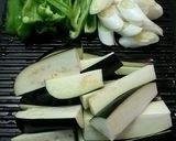 ナスとピーマンの中華甘味噌炒め作り方1写真