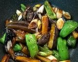 ナスとピーマンの中華甘味噌炒め作り方4写真