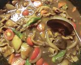 ２０13　たっぷりトマトとオクラのカレー作り方18写真