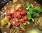２０13　たっぷりトマトとオクラのカレー作り方17写真