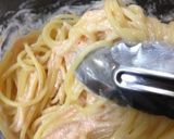 簡単！早い！明太子クリームパスタ作り方3写真