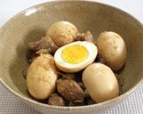 塩麹と生姜で☆豚肉とうずら卵の煮もの作り方10写真