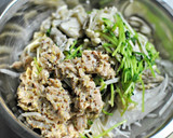 大根と茸豆苗のツナマスタードビネガー和え作り方5写真