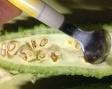 ゴーヤと夏野菜のきんぴら作り方1写真