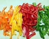 ゴーヤと夏野菜のきんぴら作り方3写真