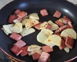 スパムの包みピザ作り方6写真