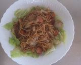 超簡単★ソーセージ焼きそば作り方8写真