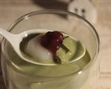 抹茶あんみつミルク作り方8写真