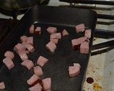 SPAM＆薬味の夏バージョン卵焼き作り方1写真